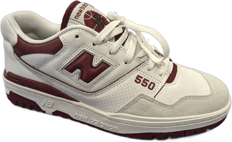 550 in White/Burgundy